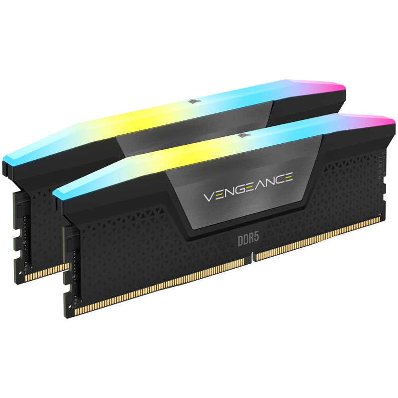 Corsair Vengeance RGB, DDR5-6200, CL36 - 32 GB Dual-Kit, schwarz