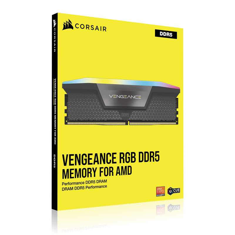 Corsair Vengeance RGB Grey DDR5-5200 CL40 32GB (2x16GB)