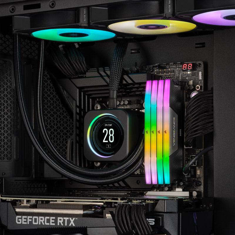 Corsair Vengeance RGB Black / Gray DDR5-6400 CL32 32GB (2x16GB)