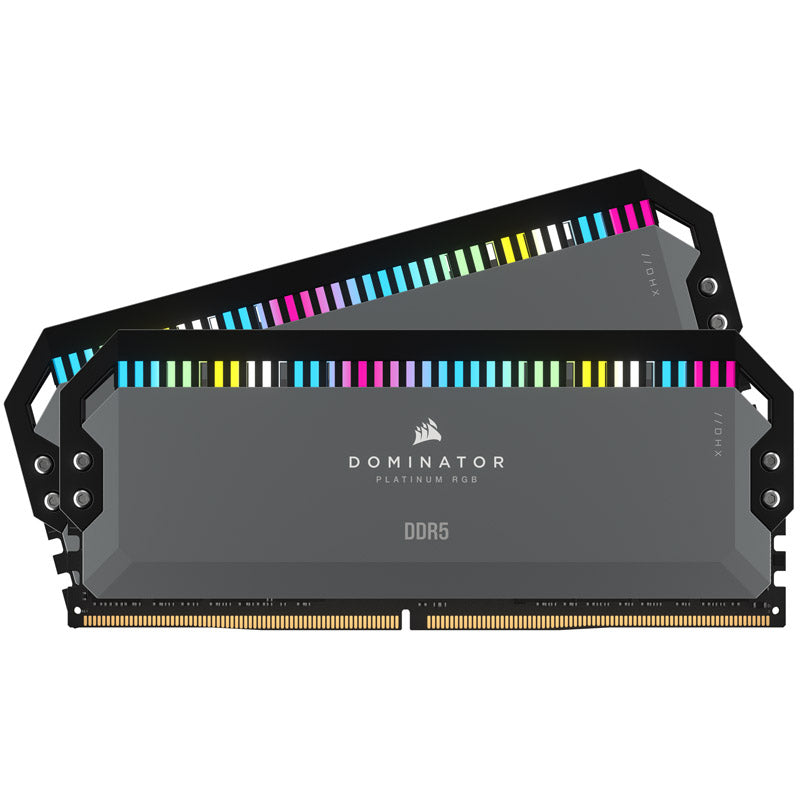 Corsair Dominator Platinum RGB, DDR5-6000, CL30, AMD EXPO - 64 GB Dual-Kit, grau