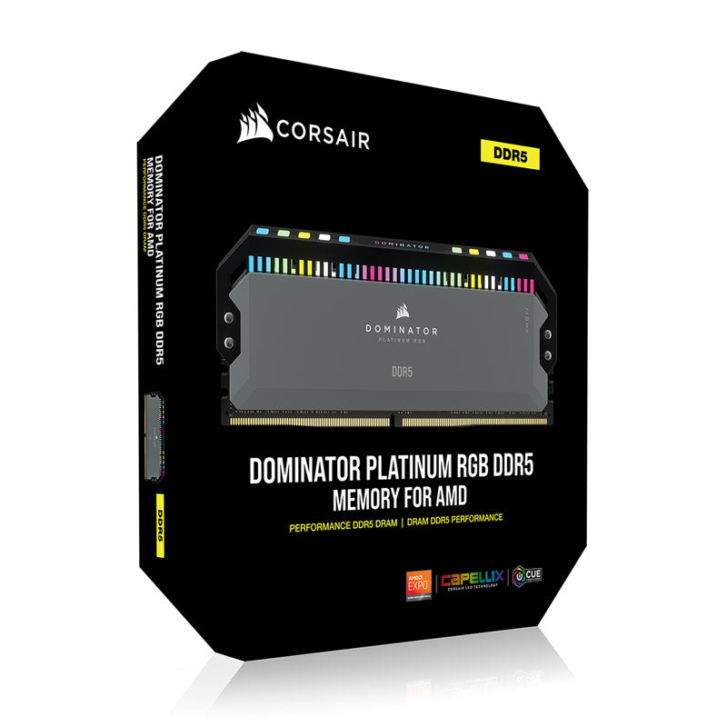 Corsair Dominator Platinum RGB Black DDR5-6000 CL30 64GB (2x32GB)