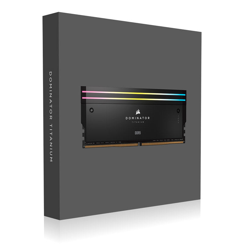 Corsair DOMINATOR TITANIUM RGB 64GB (2x32GB) DDR5 6600 CL32 Black