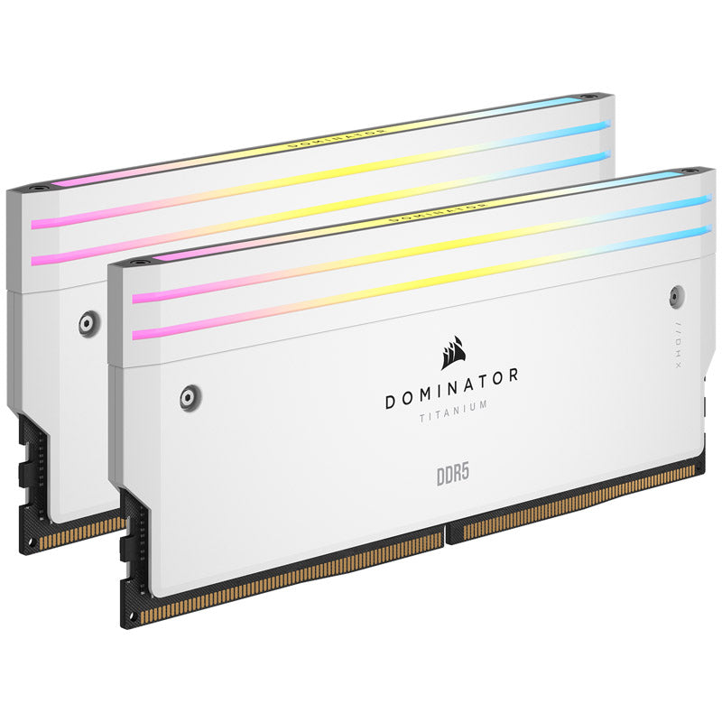 Corsair Dominator Titanium DDR5-6000, CL30, Intel XMP 3.0 - 32 GB Dual-Kit, weiß