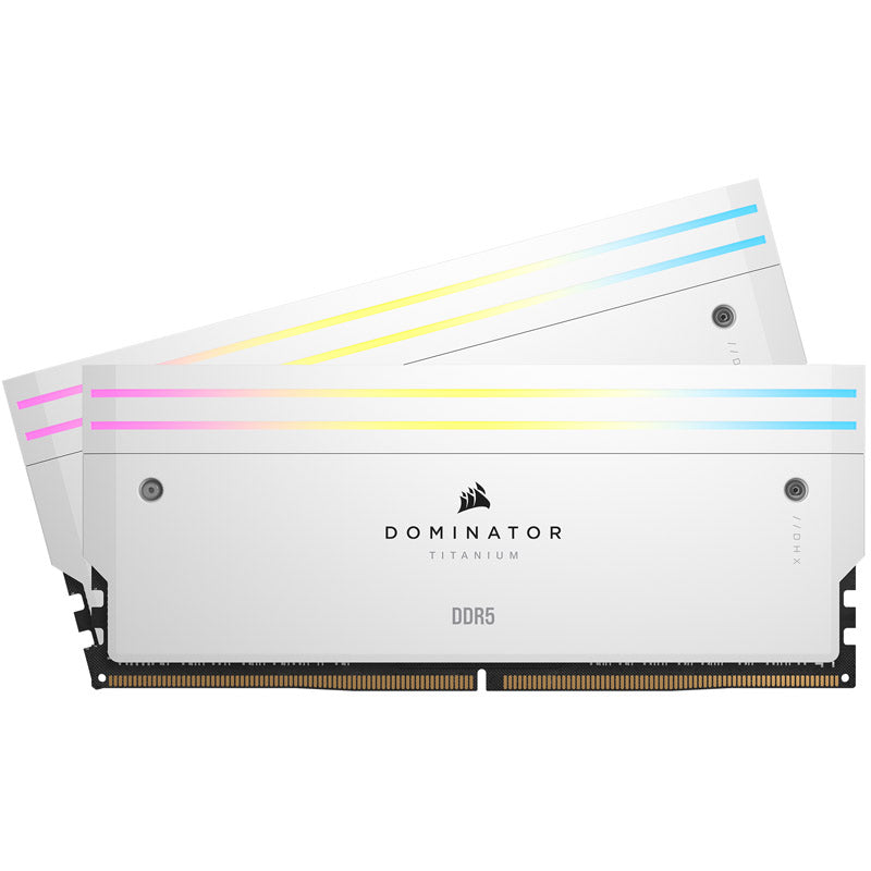 Corsair Dominator Titanium DDR5-6000, CL30, Intel XMP 3.0 - 32 GB Dual-Kit, weiß
