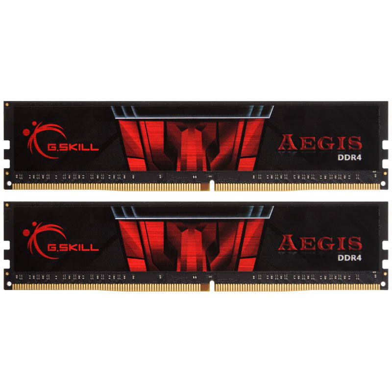 G.Skill AEGIS, DDR4-3000, CL16 - 16 GB Dual Kit, rot