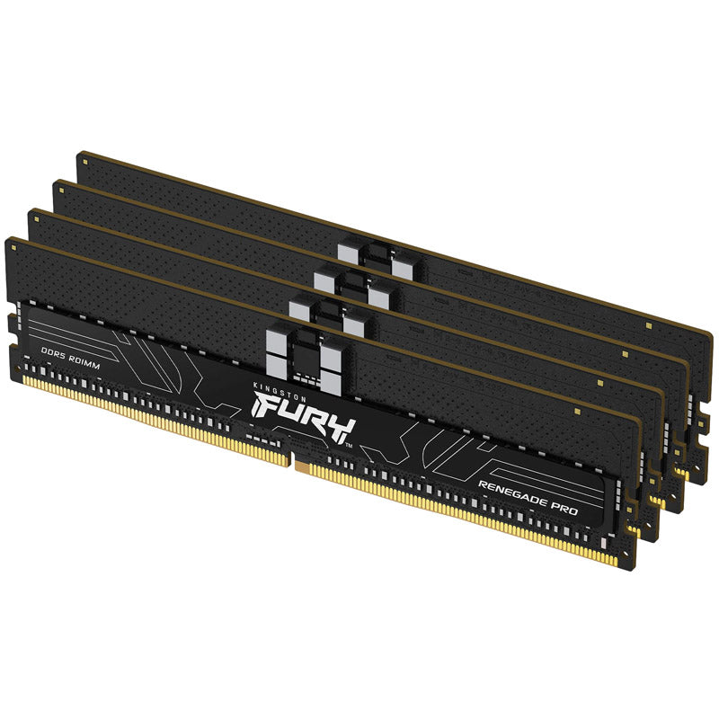 Kingston Fury Renegade Pro, DDR5-5600, CL36, Intel XMP 3.0, ECC reg. - 128 GB Quad-Kit