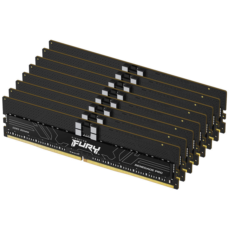 Kingston Fury Renegade Pro, DDR5-5600, CL36, Intel XMP 3.0, ECC reg. - 128 GB Octo-Kit