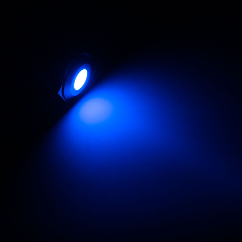Lamptron Vandalismus-gesicherte LED - blau, schwarze Fassung