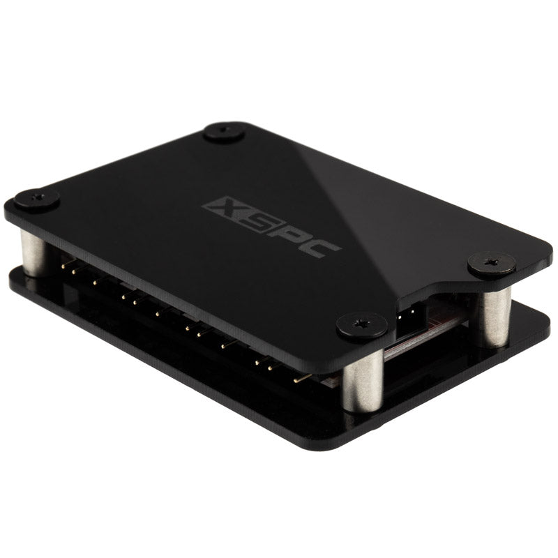 XSPC 8-fach, 3-Pin, 5V, Addressable RGB Splitter Hub - SATA Powered, schwarz
