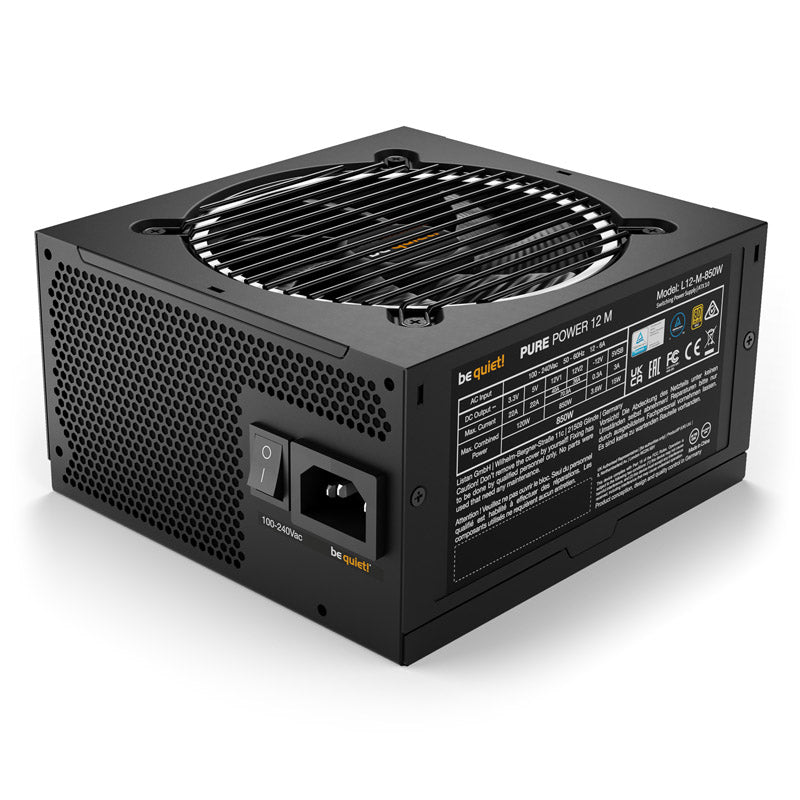 be quiet! Pure Power 12M Netzteil 80 PLUS Gold, ATX 3.1, PCIe 5.1 - 850 Watt
