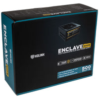 KOLINK ENCLAVE Black ATX 500W Fully Modular 80+ Gold Certified