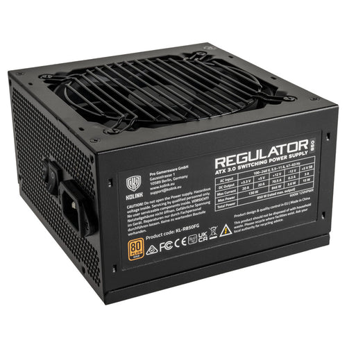 Kolink Regulator 80 PLUS Gold Netzteil, ATX 3.0, PCIe 5.0, modular 850 Watt