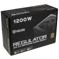 KOLINK Regulator Black 1200W Fully Modular 80+ Gold Certified ATX