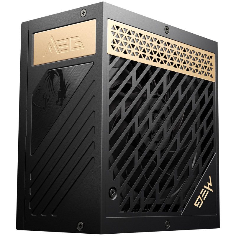 MSI MEG Ai1300P PCIe5 Netzteil, 80 PLUS Platinum, vollmodular, ATX 3.0, PCIe 5.0 - 1300 Watt
