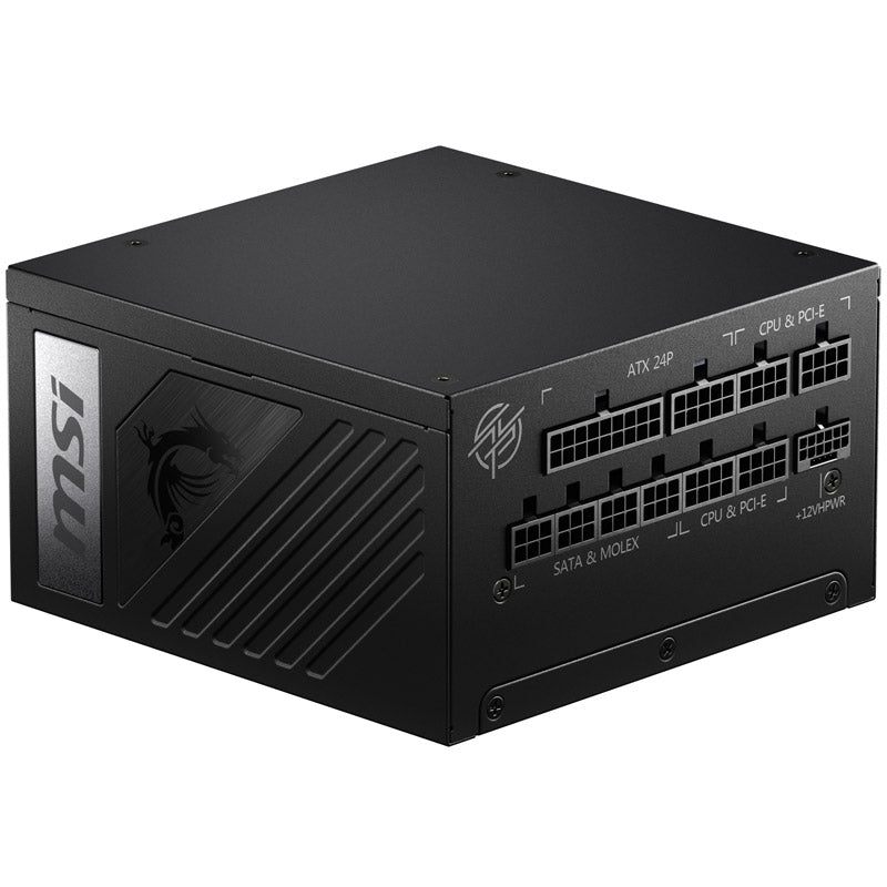 MSI MPG A1000G Noir 1000W Entièrement modulaire Certifié 80+ Or