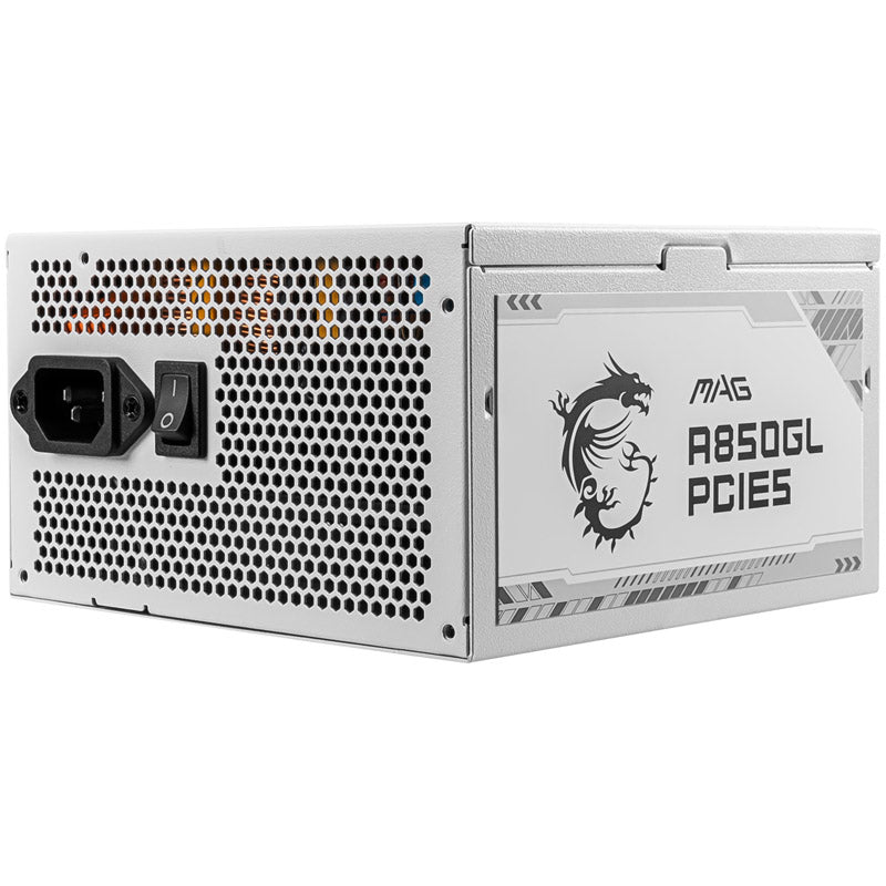 MSI MAG A850GL PCIE5 White 850W Fully Modular 80+ Gold ATX