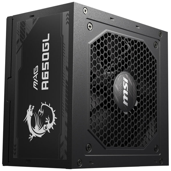 MSI MAG A650GL  Netzteil, 80 PLUS Gold, vollmodular, ATX 3.0 - 650 Watt