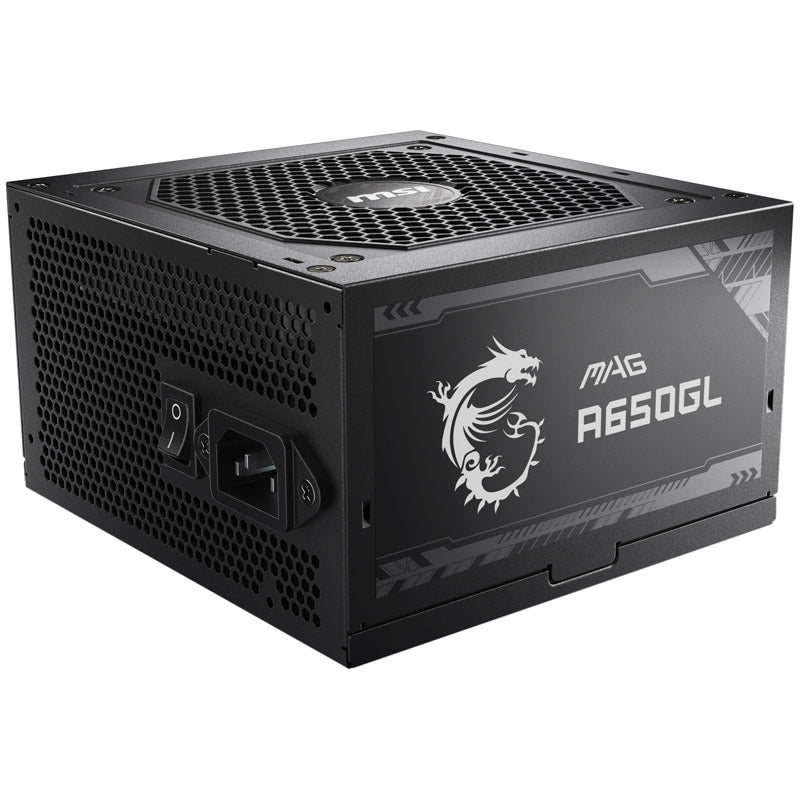 MSI MAG A650GL Black 650W Fully Modular 80+ Gold Certified ATX
