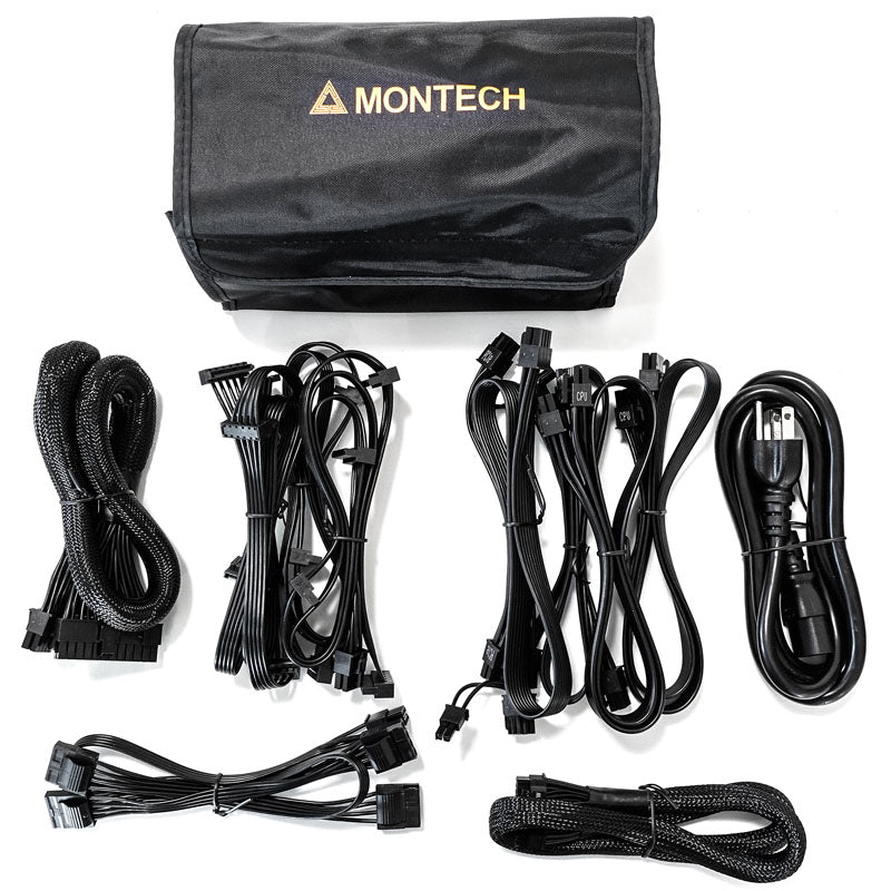 Montech TITAN GOLD Black 1200W Fully Modular 80+ Gold Certified ATX