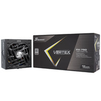 SeaSonic VERTEX PX-750 Black / Silver 750W Fully Modular 80+ Platinum Certified
