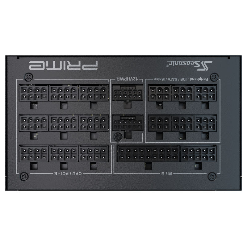 SeaSonic PRIME PX-1600 ATX 3.0 Noir / Argent ATX 1600W Entièrement modulaire Certifié 80+ Platine