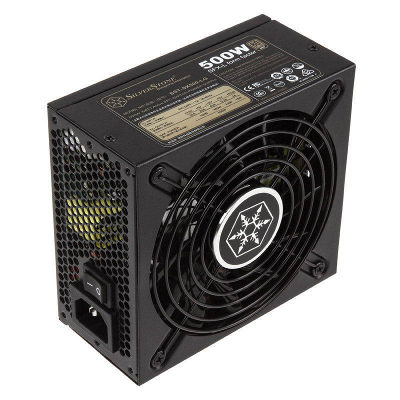 SilverStone SST-SX500-LG v2.1 SFX-L Netzteil 80 PLUS Gold, modular - 500 Watt