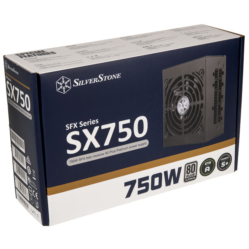 Silverstone SX750-PT Black SFX 750W Fully Modular 80+ Platinum Certified