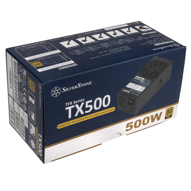 Silverstone TX500-G Black TFX 500W Non-Modular 80+ Gold Certified