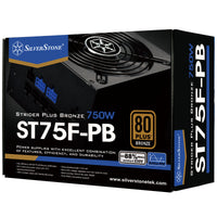 SilverStone SST-ST75F-PB Strider Plus Series 80 PLUS Bronze - 750 Watt