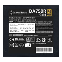 SilverStone SST-DA750R-GMA 80 PLUS Gold, modular, ATX 3.0 - 750 Watt