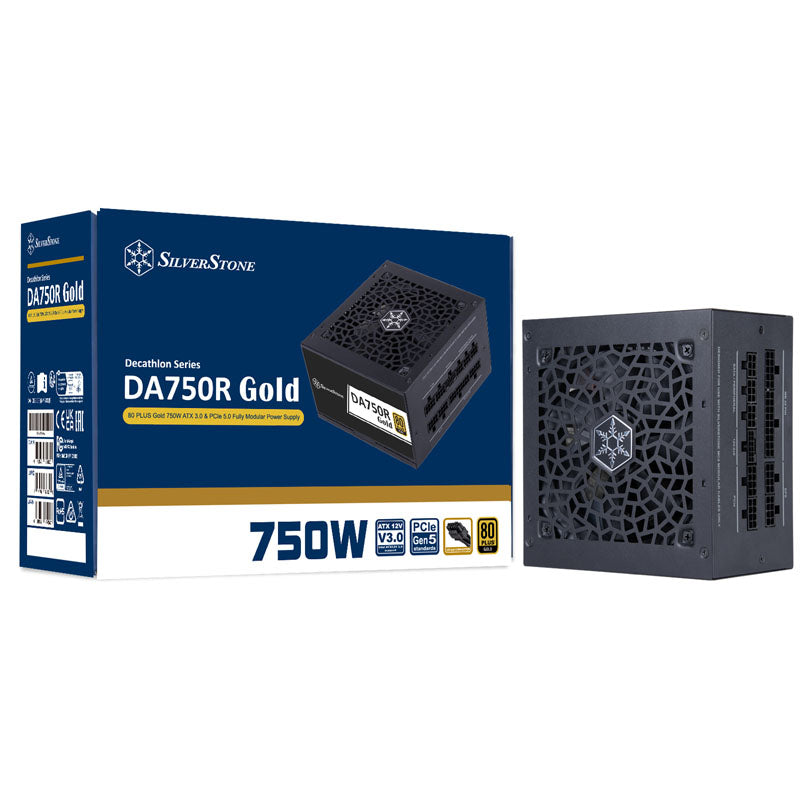 Silverstone DA750R-GMA Noir 750W Entièrement Modulaire 80+ Or