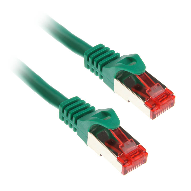 InLine Patchkabel Cat.6, S/FTP (PiMf), 250MHz, grün - 2m