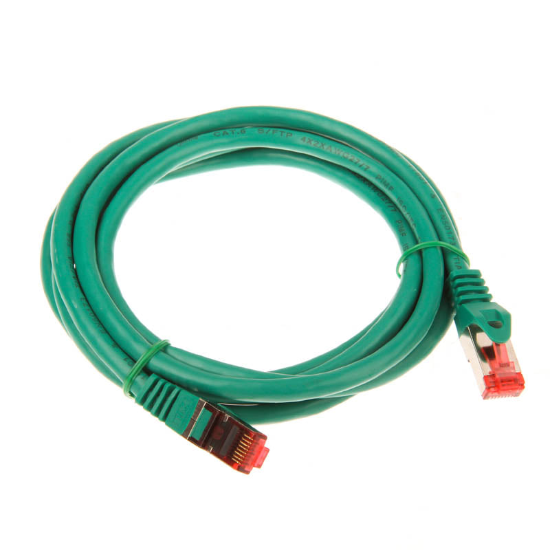 InLine Patchkabel Cat.6, S/FTP (PiMf), 250MHz, grün - 2m