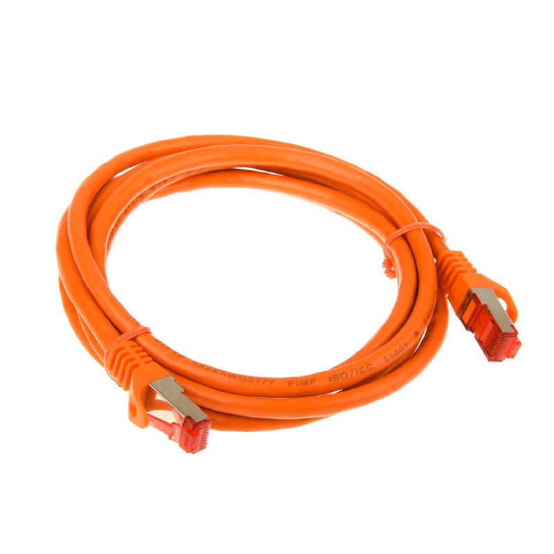 InLine Patchkabel Cat.6, S/FTP (PiMf), 250MHz, orange - 2m