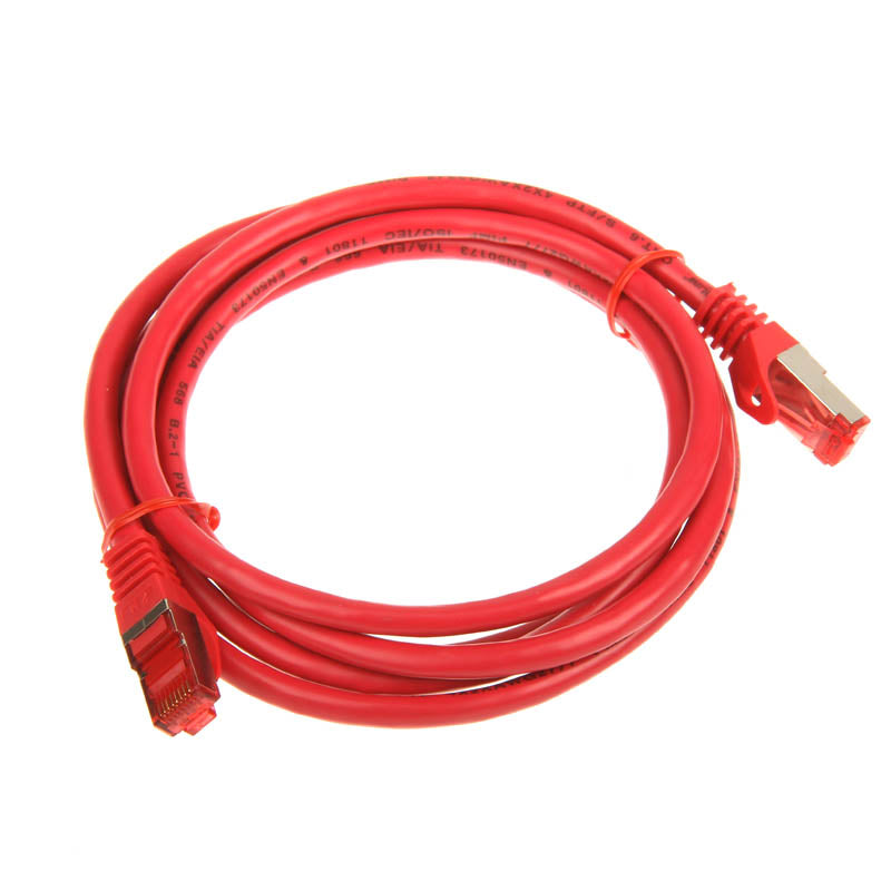 InLine Patchkabel Cat.6, S/FTP (PiMf), 250MHz, rot - 2m