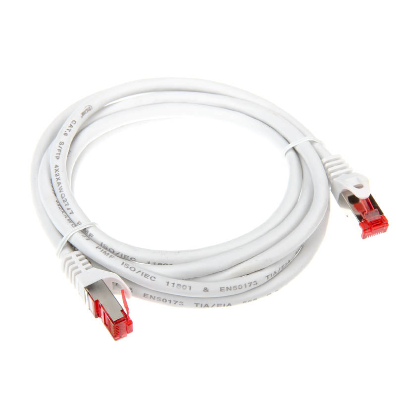 InLine Patchkabel Cat.6, S/FTP (PiMf), 250MHz, weiß - 2m