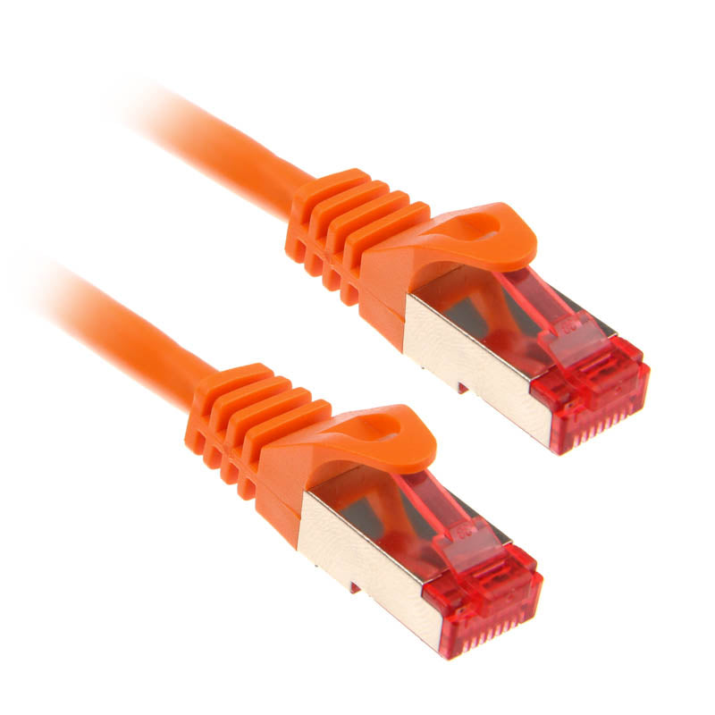 InLine Patchkabel Cat.6, S/FTP (PiMf), 250MHz, orange - 3m
