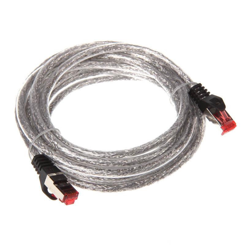 InLine Patchkabel Cat.6, S/FTP (PiMf), 250MHz, transparent - 3m