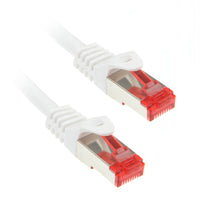 InLine Patchkabel Cat.6, S/FTP (PiMf), 250MHz, weiß - 3m