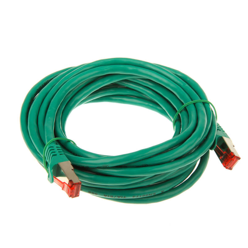 InLine Patchkabel Cat.6, S/FTP (PiMf), 250MHz, grün - 5m