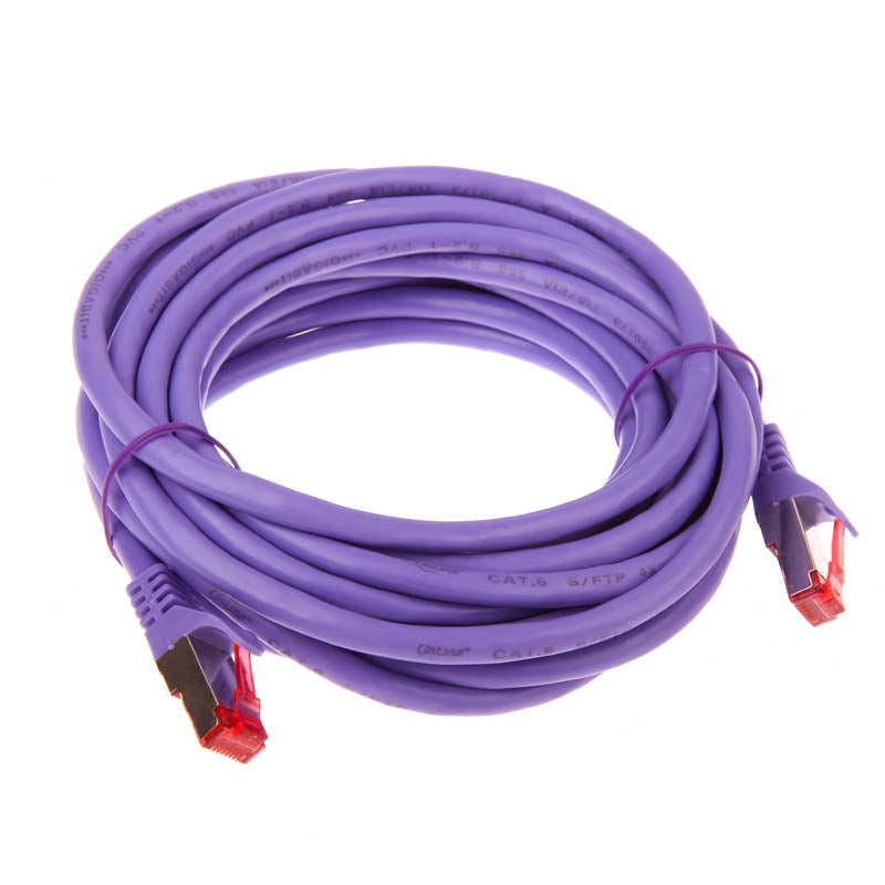 InLine Patchkabel Cat.6, S/FTP (PiMf), 250MHz, violett - 5m