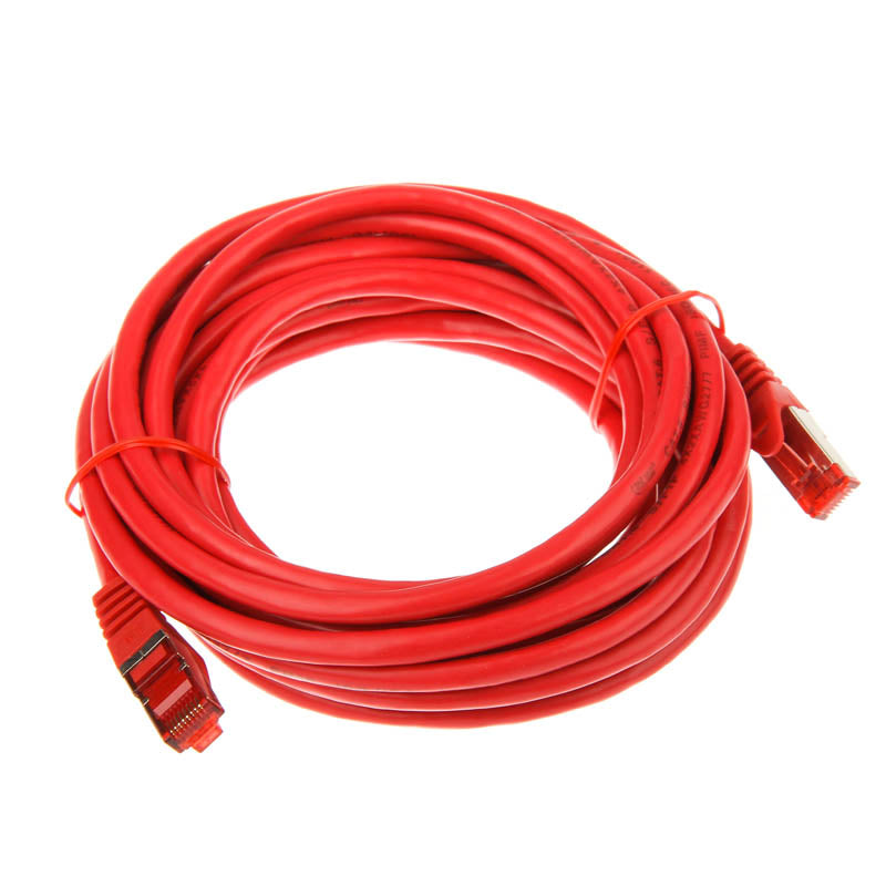 InLine Patchkabel Cat.6, S/FTP (PiMf), 250MHz, rot - 5m