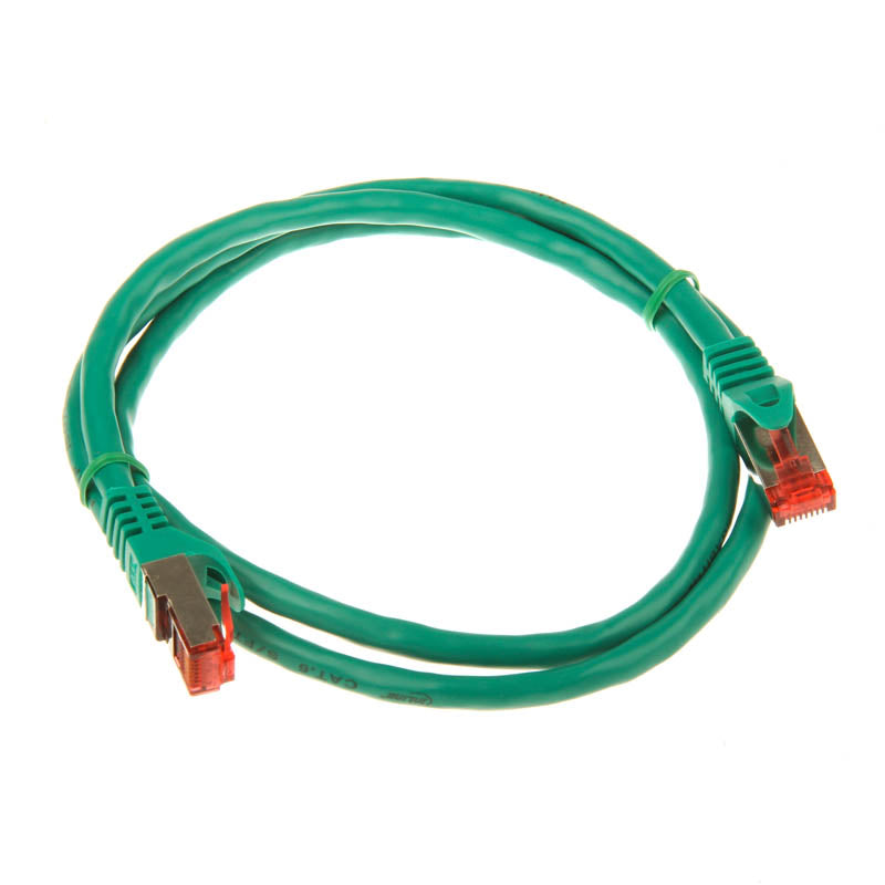 InLine Patchkabel Cat.6, S/FTP (PiMf), 250MHz, grün - 1m