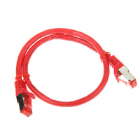 InLine Patchkabel Cat.6, S/FTP (PiMf), 250MHz, rot - 0,5m