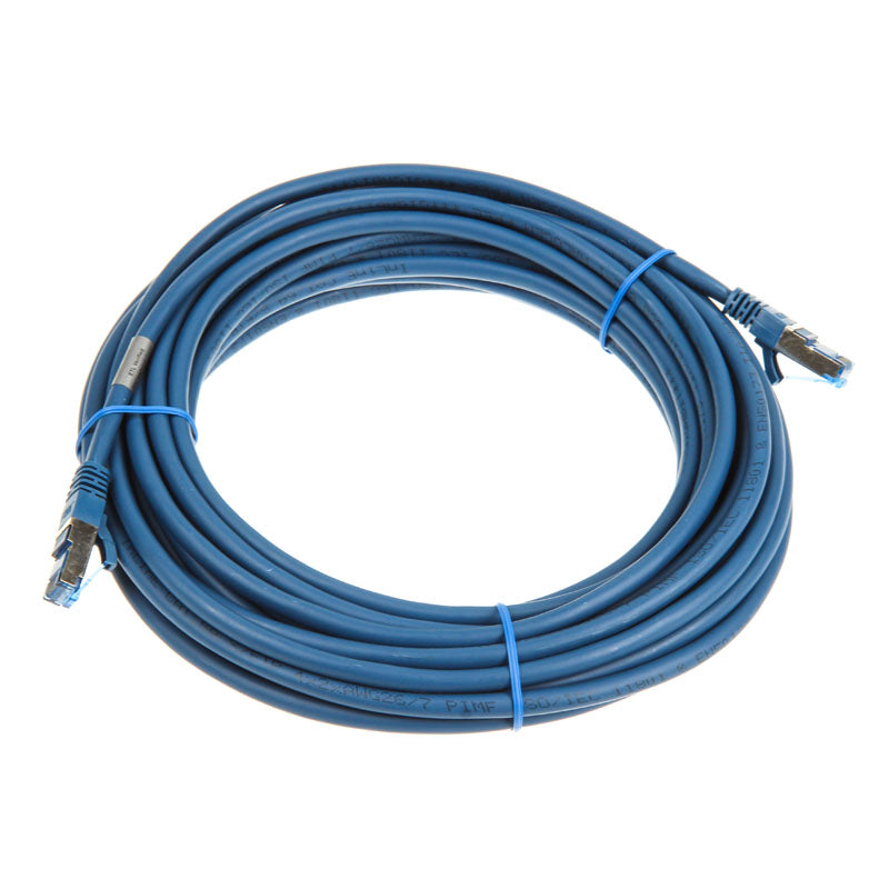 InLine Patchkabel Cat.6A, S/FTP (PiMf), 500MHz, blau - 10m