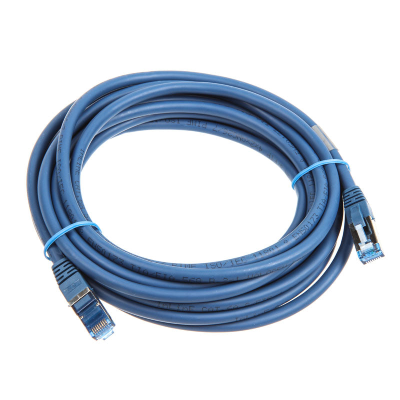 InLine Patchkabel Cat.6A, S/FTP (PiMf), 500MHz, blau - 5m