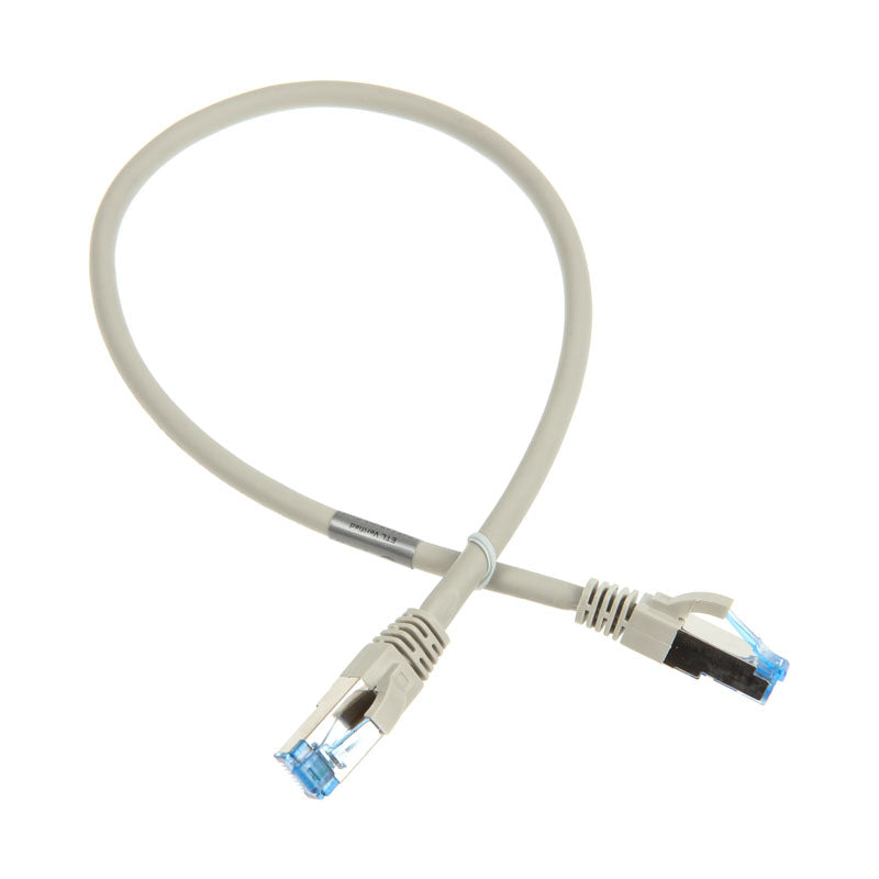 InLine Patchkabel Cat.6A, S/FTP (PiMf), 500MHz, grau - 0,5m