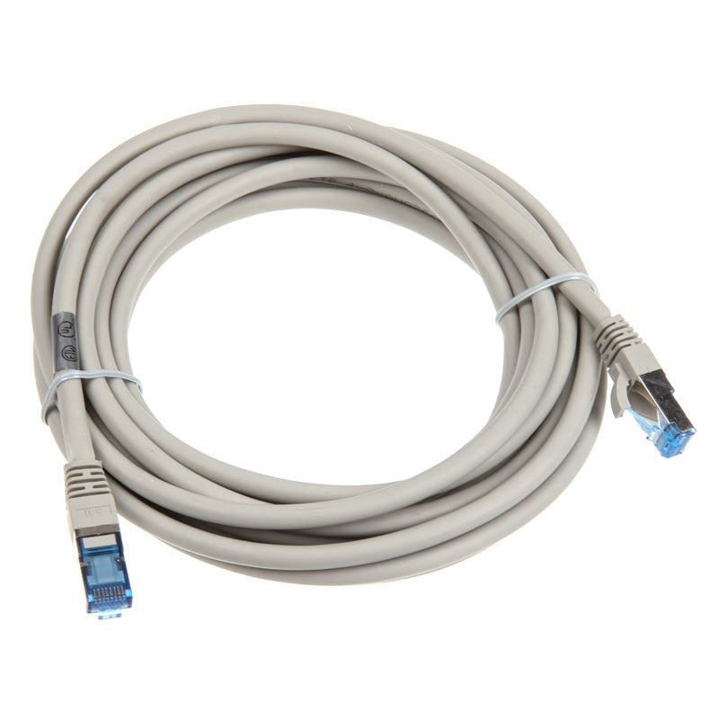 InLine Patchkabel Cat.6A, S/FTP (PiMf), 500MHz, grau - 5m