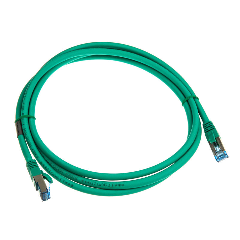 InLine Patchkabel Cat.6A, S/FTP (PiMf), 500MHz, grün - 2m