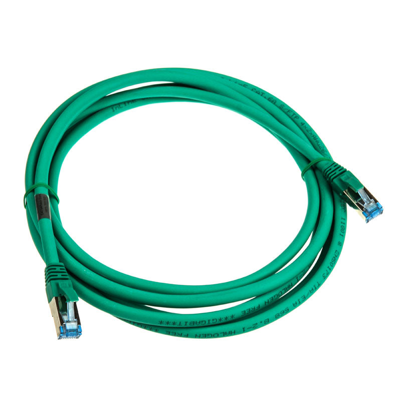 InLine Patchkabel Cat.6A, S/FTP (PiMf), 500MHz, grün - 3m